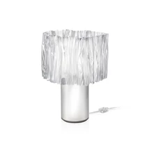 Slamp ACCORDÉON asztali lámpa fém, Lentiflex, Cristalflex fehér, áttetsző, E27 + E14 - ACRTM00WHT00000000EU