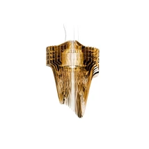 Slamp ARIA függeszték fém, Cristalflex, Lentiflex arany, E27 - ARISM00GLD01T00E27EU