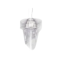 Slamp ARIA függeszték fém, Cristalflex, Lentiflex áttetsző, E27 - ARISM00TRS01T00E27EU