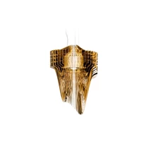 Slamp ARIA függeszték fém, Cristalflex, Lentiflex arany, E27 - ARISS00GLD01T00E27EU