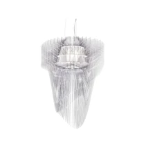 Slamp ARIA függeszték fém, Cristalflex, Lentiflex áttetsző, E27 - ARISXL0TRS01T00E27EU