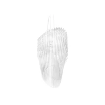 Slamp AVIA függeszték fém, Cristalflex fehér, áttetsző, E27 - AVISL00WHF01T00000EU