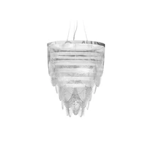 Slamp CEREMONY függeszték fém, Lentiflex áttetsző, E27 + GU10  - CERSOVSPRS01T00000EU