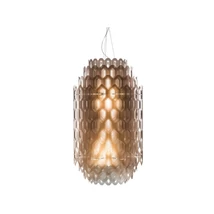 Slamp CHANTAL függeszték fém, Cristalflex, Lentiflex narancs, E27 - CHNSM00ORG01T00E27EU