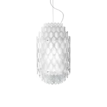 Slamp CHANTAL függeszték fém, Cristalflex, Lentiflex fehér, E27 - CHNSS00WHT01T00E27EU