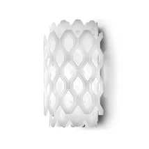 Slamp CHARLOTTE fali lámpa fém, Cristalflex, Lentiflex fehér, E27 - CHRWM00WHT00000000EU