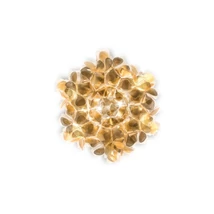 Slamp CLIZIA mennyezet lámpa fém, Cristalflex arany, E14 - CLICS00GNM00000000EU