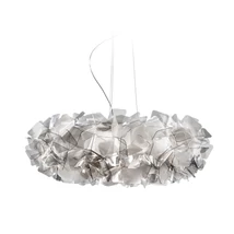 Slamp CLIZIA függeszték fém, Lentiflex, Cristalflex füstszín, E27 - CLISL00FUM01T00000EU