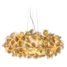Slamp CLIZIA függeszték fém, Cristalflex arany, E27 - CLISL00GNM01T00000EU