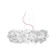 Slamp CLIZIA függeszték fém, Cristalflex fehér, E27 - CLISL00MNM01R00000EU