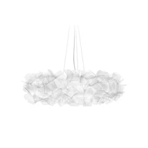 Slamp CLIZIA függeszték fém, Cristalflex fehér, E27 - CLISL00PXL01T00000EU