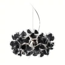 Slamp CLIZIA függeszték fém, Cristalflex fekete, E27 - CLISS00BNM01T00000EU