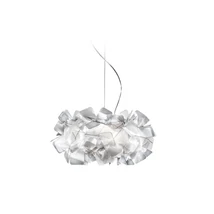 Slamp CLIZIA függeszték fém, Lentiflex, Cristalflex füstszín, E27 - CLISS00FUM01T00000EU