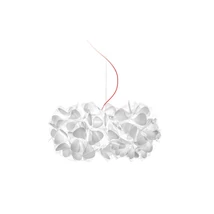Slamp CLIZIA függeszték fém, Cristalflex fehér, E27 - CLISS00MNM01R00000EU