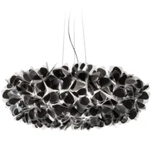 Slamp CLIZIA függeszték fém, tehnopolimer fekete, E27 - CLISXXLBNM01T00000EU