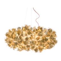 Slamp CLIZIA függeszték fém, tehnopolimer arany, E27 - CLISXXLGNM01R00000EU