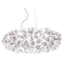Slamp CLIZIA függeszték fém, tehnopolimer fehér, E27 - CLISXXLMNM01R00000EU