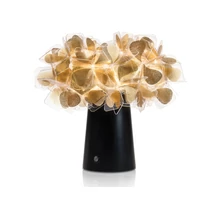 Slamp CLIZIA asztali lámpa tehnopolimer, Cristalflex arany, LED, 2700K, 1,3W, 150lm - CLIT000GNM000BDBLBEU