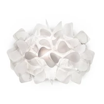 Slamp CLIZIA fali lámpa fém, Cristalflex fehér, E14 - CLIWM00MNM00000000EU