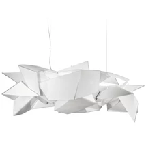 Slamp CORDOBA függeszték fém, Cristalflex fehér, LED, 2900K, 130W, 15000lm - CRDSM00WHT06T00000EU