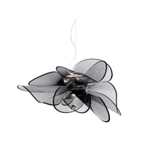 Slamp LA BELLE ETOILE függeszték fém, Cristalflex fekete, áttetsző, LED, 2700K, 21W, 2830lm - ETOSL00BLK01T00LEDEU