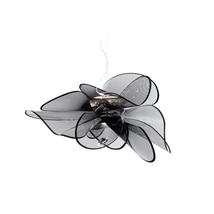 Slamp LA BELLE ETOILE függeszték fém, Cristalflex fekete, áttetsző, LED, 2700K, 21W, 2830lm - ETOSS00BLK01T00LEDEU