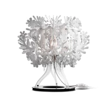 Slamp FIORELLA asztali lámpa fém, Opalflex fehér, E14 - FIOTS00WHT00000000EU