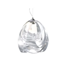 Slamp GOCCIA függeszték fém, Lentiflex áttetsző, E27 - GOCSM00PRS01T00000EU