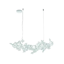 Slamp HANAMI függeszték fém, Lentiflex áttetsző, G9 - HANSL00PRS01T00000EU