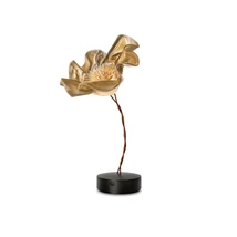 Slamp LAFLEUR asztali lámpa fém, Lentiflex fekete, bársony, LED, 1,3W, 2700K, 150lm - LAFT000VLV000BT000EU