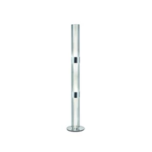 Slamp LA LOLLO állólámpa fém, Lentiflex, Cristalflex, Steelflex ezüst, áttetsző, E27 - LALFM00PRS00000NMTEU