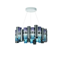 Slamp LA LOLLO függeszték fém, Cristalflex, Lentiflex, Pewterflex többszínű, LED, 2700K, 80W, 9000lm - LALSL00GRD01T00NMTEU