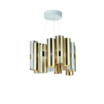 Slamp LA LOLLO függeszték fém, Lentiflex, Goldflex arany, LED, 2700K, 40W, 4600lm - LALSM00GLD01T00NMTEU