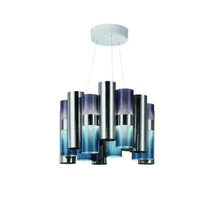 Slamp LA LOLLO függeszték fém, Cristalflex, Lentiflex, Pewterflex többszínű, LED, 2700K, 40W, 4600lm - LALSM00GRD01T00NMTEU