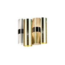 Slamp LA LOLLO fali lámpa fém, Lentiflex, Goldflex arany, E14 - LALWM00GLD00000NMTEU