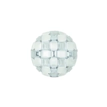Slamp MIDA mennyezet lámpa fém, Lentiflex, Opalflex, Steelflex fehér, ezüst, E27 - MIDCM00SLV00000NMTEU