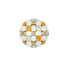 Slamp MIDA mennyezet lámpa fém, Lentiflex, Goldflex, Steelflex, Copperflex borostyán, E27 - MIDCM00YLW00000NMTEU