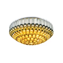 Slamp ODEON mennyezet lámpa fém, Lentiflex, Goldflex arany, áttetsző, E27 - ODECL00GLD00000NMTEU