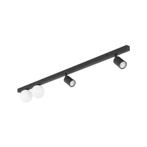 TK Lighting VOX mennyezet lámpa fém, üveg, fekete, fehér, GU10+G9 - TK-10002