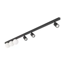 TK Lighting VOX mennyezet lámpa fém, üveg, fekete, fehér, GU10+G9 - TK-10003