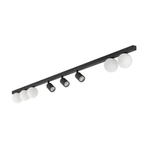 TK Lighting VOX mennyezet lámpa fém, üveg, fekete, fehér, GU10+G9 - TK-10004