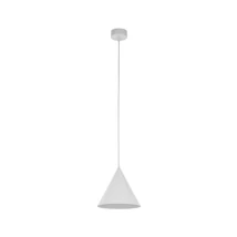 TK Lighting CONO függeszték fém, fehér, E27 - TK-10007