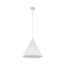TK Lighting CONO függeszték fém, fehér, E27 - TK-10009