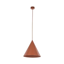 TK Lighting CONO függeszték fém, téglaszín, E27 - TK-10065