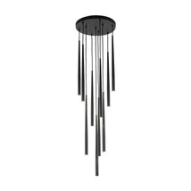 TK Lighting PIANO függeszték fém, fekete,  G9 - TK-10114