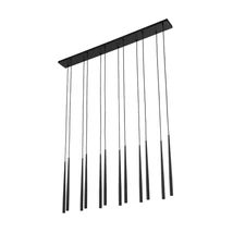 TK Lighting PIANO függeszték fém, fekete,  G9 - TK-10115