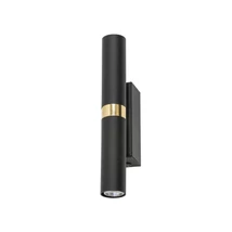 TK Lighting LAGOS fali lámpa fém, fekete, arany, G9 - TK-10145
