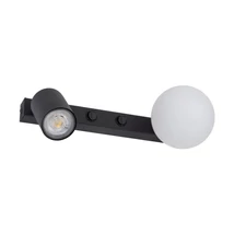 TK Lighting VOX fali lámpa fém, üveg, fekete, fehér, GU10+G9 - TK-10148