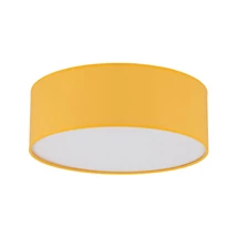 TK Lighting NICOLA mennyezet lámpa fém, műanyag, szövet, sárga, fehér, E27 - TK-10154