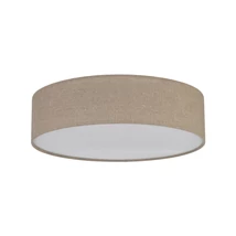 TK Lighting EARTH mennyezet lámpa fém, szövet, bézs, fehér, E27 - TK-10166